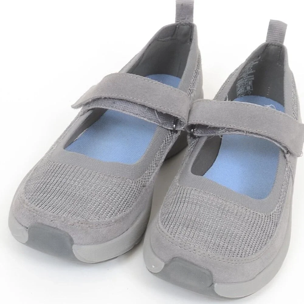 Lands End Women's 7B Hook & Loop Comfort Mary Jane Uniform Nurse‎ Walking